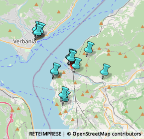 Mappa Via Ceretti, 21014 Laveno-Mombello VA, Italia (2.74412)