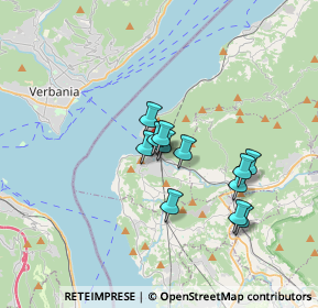 Mappa Via Ceretti, 21014 Laveno-Mombello VA, Italia (2.60417)