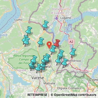 Mappa 21050 Cuasso al Monte VA, Italia (6.9535)
