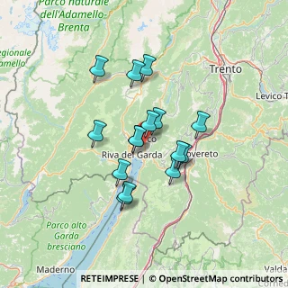 Mappa Via Moro Aldo, 38062 Arco TN, Italia (10.57267)