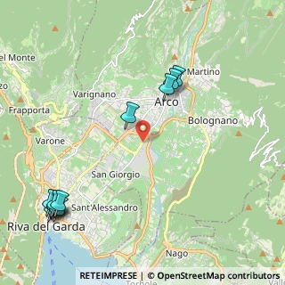 Mappa Via Moro Aldo, 38062 Arco TN, Italia (2.75455)