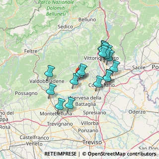 Mappa Via Attilio Ed Emilio Fontana, 31053 Pieve di Soligo TV, Italia (11.39667)