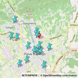 Mappa Via Attilio Ed Emilio Fontana, 31053 Pieve di Soligo TV, Italia (1.05929)