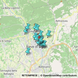 Mappa Via Attilio Ed Emilio Fontana, 31053 Pieve di Soligo TV, Italia (0.96933)
