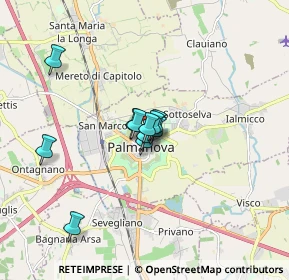 Mappa Piazza XX Settembre, 33057 Palmanova UD, Italia (1.03909)