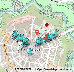 Mappa Piazza XX Settembre, 33057 Palmanova UD, Italia (0.205)