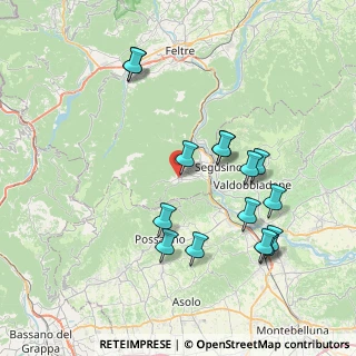 Mappa Via San Lucia, 32031 Alano di Piave BL, Italia (7.82267)