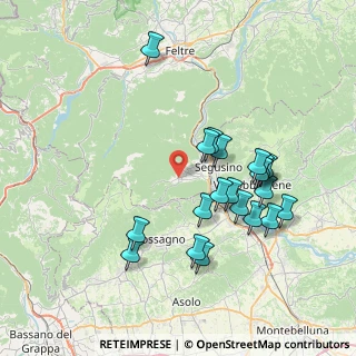 Mappa Via San Lucia, 32031 Alano di Piave BL, Italia (7.412)