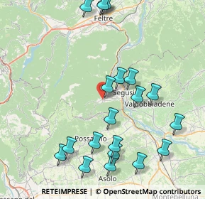 Mappa Via Santa Lucia, 32031 Alano di Piave BL, Italia (9.232)