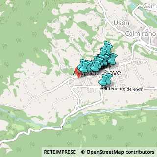 Mappa Via Santa Lucia, 32031 Alano di Piave BL, Italia (0.268)