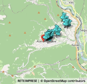 Mappa Via Santa Lucia, 32031 Alano di Piave BL, Italia (1.0725)