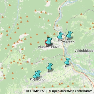 Mappa Via San Lucia, 32031 Alano di Piave BL, Italia (3.38727)