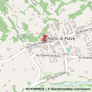 Mappa Piazza 30 Ottobre, 4, 32031 Alano di Piave, Belluno (Veneto)