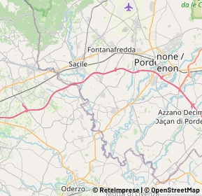 Mappa 33070 Brugnera PN, Italia (8.4535)