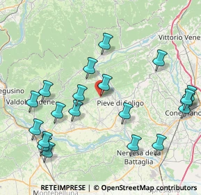 Mappa Via Monchera, 31010 Farra di Soligo TV, Italia (9.4)