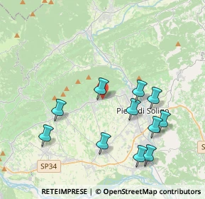 Mappa Via Monchera, 31010 Farra di Soligo TV, Italia (4.03727)