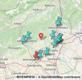 Mappa Via Monchera, 31010 Farra di Soligo TV, Italia (13.06538)