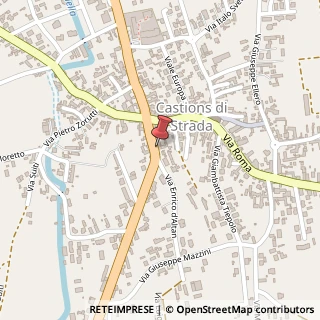 Mappa Via Latisana, 19, 33050 Castions di Strada, Udine (Friuli-Venezia Giulia)