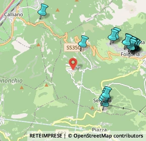 Mappa Frazione La Guardia, 38064 Folgaria TN, Italia (2.82)