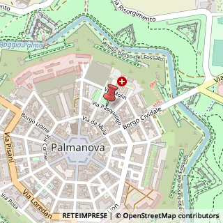 Mappa Via pasqualigo 6/a, 33057 Palmanova, Udine (Friuli-Venezia Giulia)