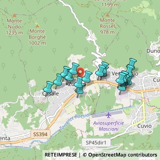Mappa Viale Senatore Camillo Bozzolo, 21030 Casalzuigno VA, Italia (0.7535)