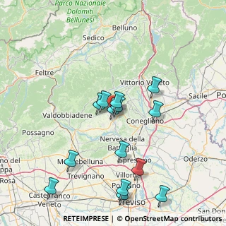 Mappa Via Attilio Fontana, 31053 Pieve di Soligo TV, Italia (15.44)