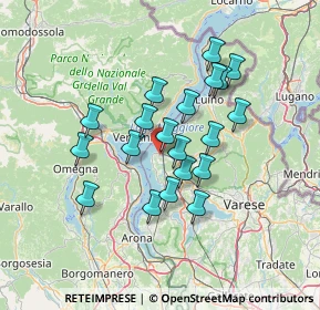 Mappa Via Andlovitz, 21014 Laveno-Mombello VA, Italia (11.372)