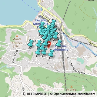 Mappa Via E. Toti, 21014 Laveno-Mombello VA, Italia (0.25517)