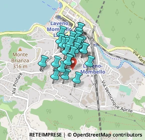 Mappa Via E. Toti, 21014 Laveno-Mombello VA, Italia (0.25517)