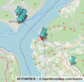 Mappa Via E. Toti, 21014 Laveno-Mombello VA, Italia (4.725)