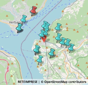 Mappa Via E. Toti, 21014 Laveno-Mombello VA, Italia (3.381)