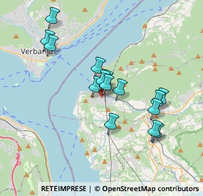 Mappa Via E. Toti, 21014 Laveno-Mombello VA, Italia (3.15867)