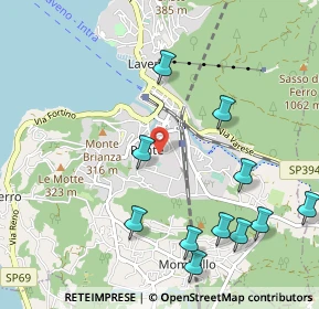 Mappa Via E. Toti, 21014 Laveno-Mombello VA, Italia (1.21273)