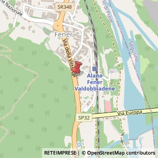 Mappa Via della vittoria, 32031 Alano di Piave, Belluno (Veneto)