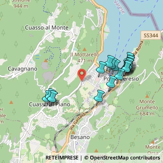 Mappa Via Causso, 21050 Porto Ceresio VA, Italia (0.999)
