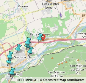 Mappa Via del Filatoio, 34072 Farra d'Isonzo GO, Italia (2.92909)