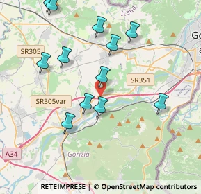 Mappa Via del Filatoio, 34072 Farra d'Isonzo GO, Italia (4.06583)