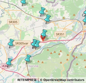 Mappa Via del Filatoio, 34072 Farra d'Isonzo GO, Italia (6.00588)