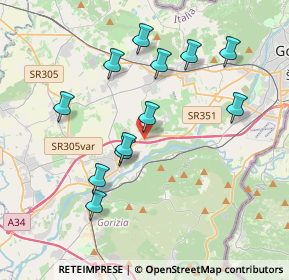 Mappa Via del Filatoio, 34072 Farra d'Isonzo GO, Italia (3.67)