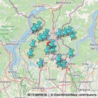 Mappa Via Monte Piambello, 21050 Porto Ceresio VA, Italia (11.7715)