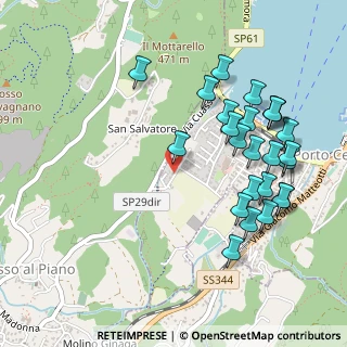 Mappa Via Monte Piambello, 21050 Porto Ceresio VA, Italia (0.5452)