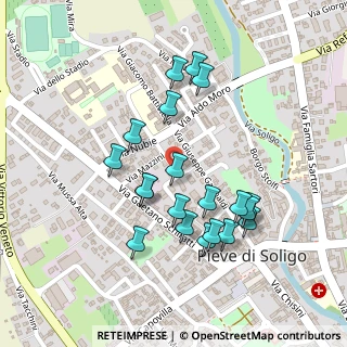 Mappa Via Giuseppe Mazzini, 31053 Pieve di Soligo TV, Italia (0.218)