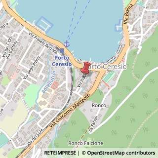 Mappa Via Piave, 38, 21050 Porto Ceresio VA, Italia, 21050 Porto Ceresio, Varese (Lombardia)