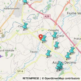 Mappa Str. della Muzzila, 33082 Azzano decimo PN, Italia (2.82083)