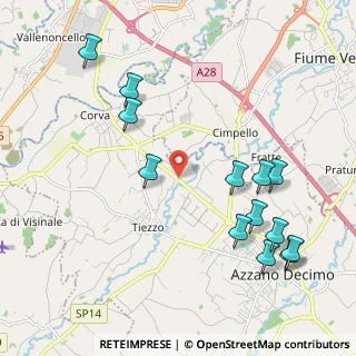 Mappa Str. della Muzzila, 33082 Azzano decimo PN, Italia (2.35538)