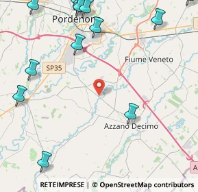 Mappa Str. della Muzzila, 33082 Azzano decimo PN, Italia (6.30667)