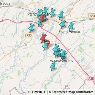 Mappa Str. della Muzzila, 33082 Azzano decimo PN, Italia (3.674)