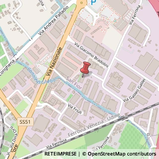 Mappa Via G. Bradolini, 36, 31020 San Fior, Treviso (Veneto)