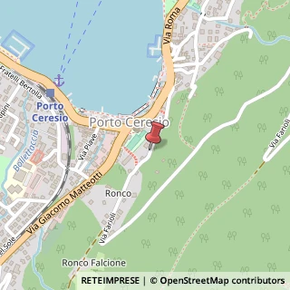 Mappa Via Farioli, 22, 21050 Porto Ceresio VA, Italia, 21050 Porto Ceresio, Varese (Lombardia)