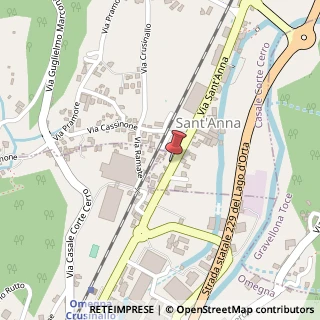 Mappa Via Sant'Anna, 42, 28881 Casale Corte Cerro, Verbano-Cusio-Ossola (Piemonte)